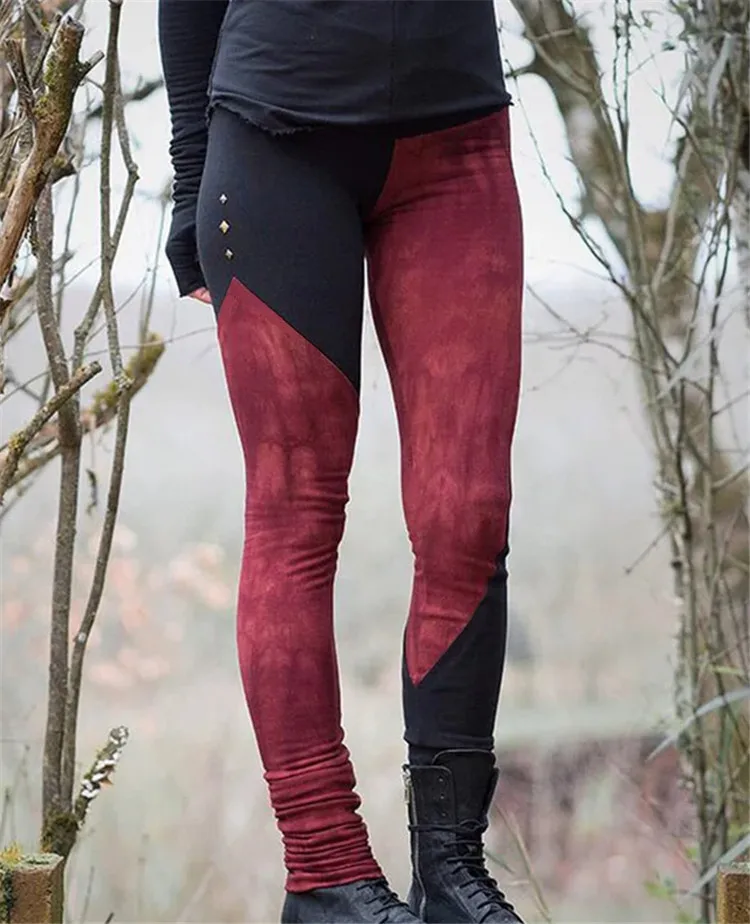 

Print Elasticity Fit Elastic Waist All-Matching Flare Pants New Arrival spring Hot Selling Women Leggings
