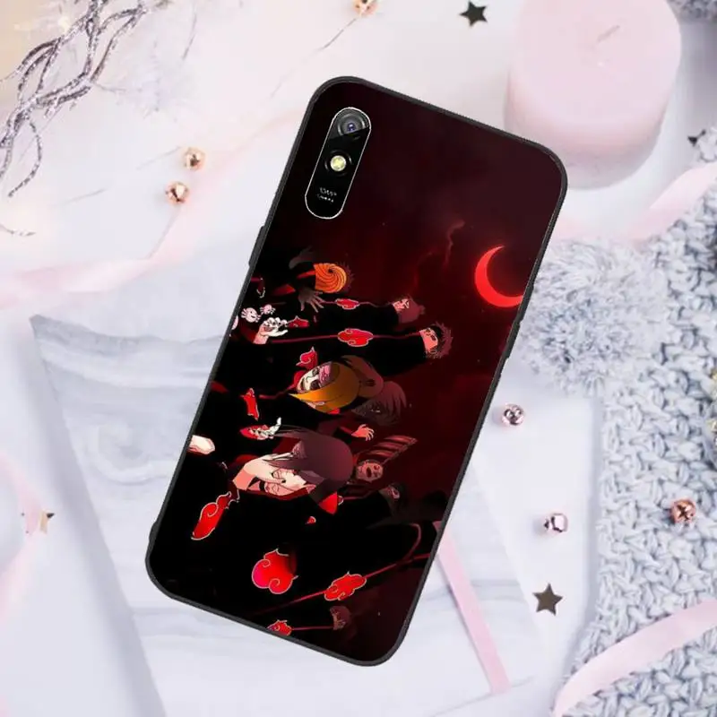 

hot anime Naruto Sasuke Phone Case For Xiaomi Redmi note 8 9 pro 7 8T 9A 9S K20