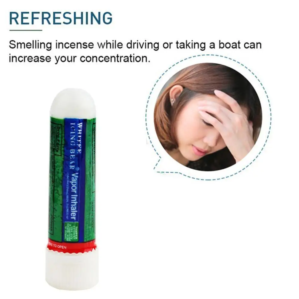 

1pcs Thailand Nasal Inhaler Stick Mint Cream Original Nose Oils Headache Nasal Cold Ointment Essential Refreshing Cool Rhin X5O4