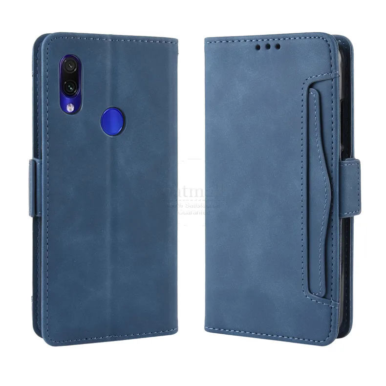 Чехол-кошелек s для Xiaomi Redmi Note 7, чехол с магнитной застежкой, откидной Чехол-книжка для Redmi 7, кожаный держатель для карт и фотографий, чехлы для телефонов