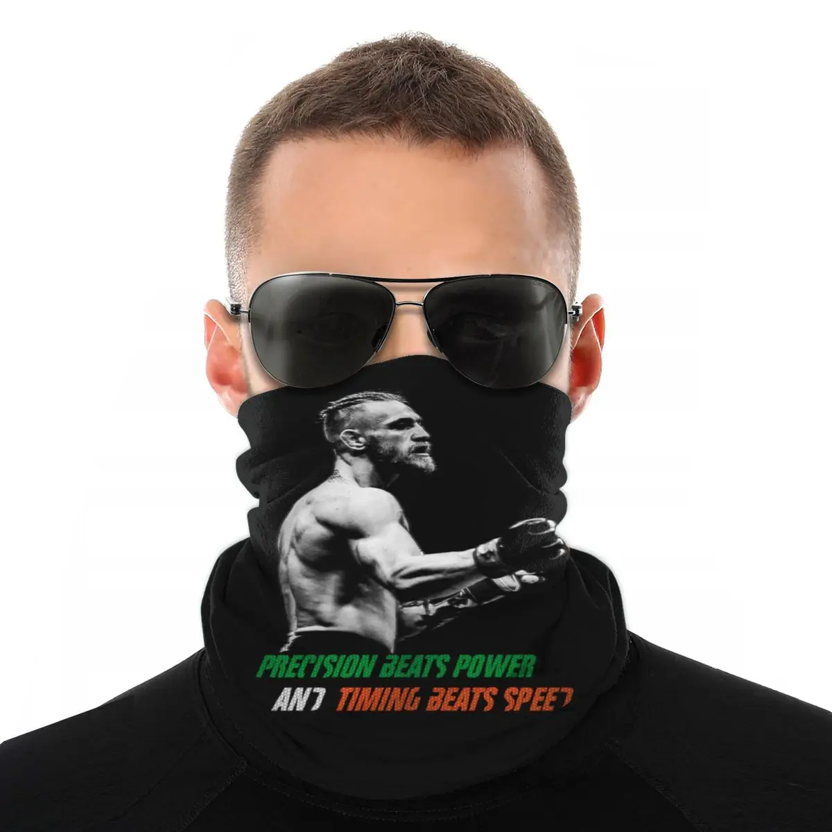 Шарфы Conor McGregor для бокса MMA маска лица модная трубчатая бандана