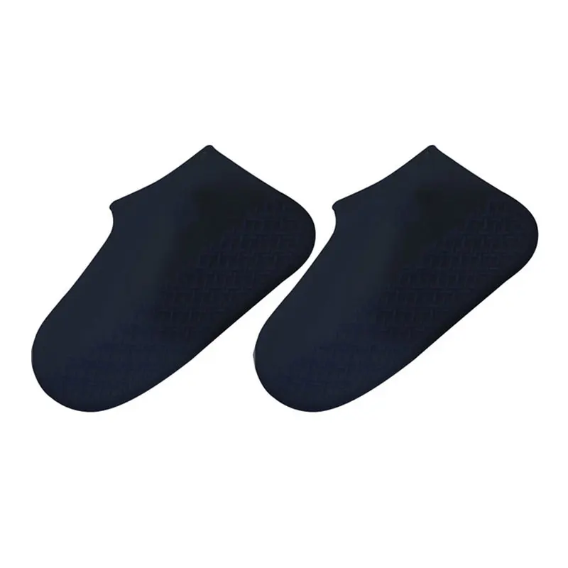 1 пара многоразовых нескользящих чехлов для обуви водонепроницаемые силиконовые