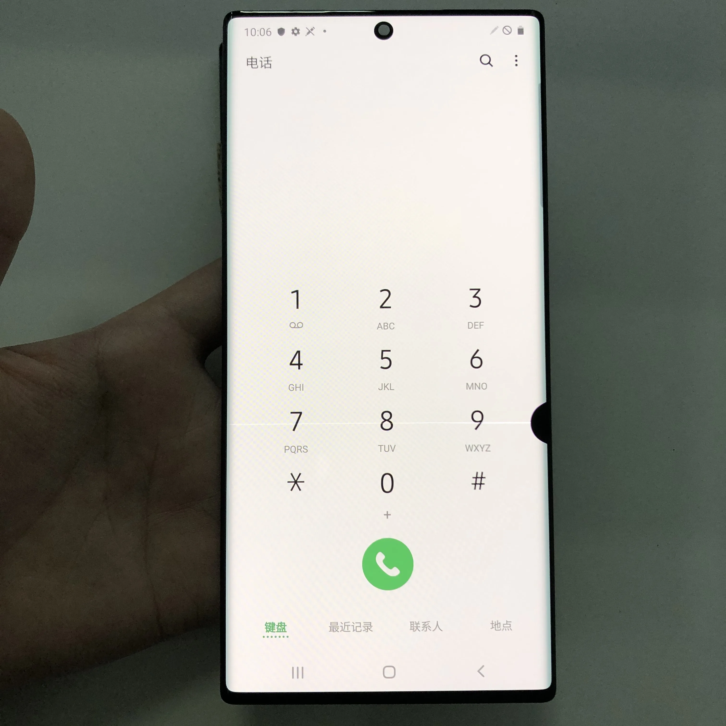 Оригинальный дефектный точечный провод для Samsung Galaxy Note 10 N970F ЖК-дисплей сенсорный