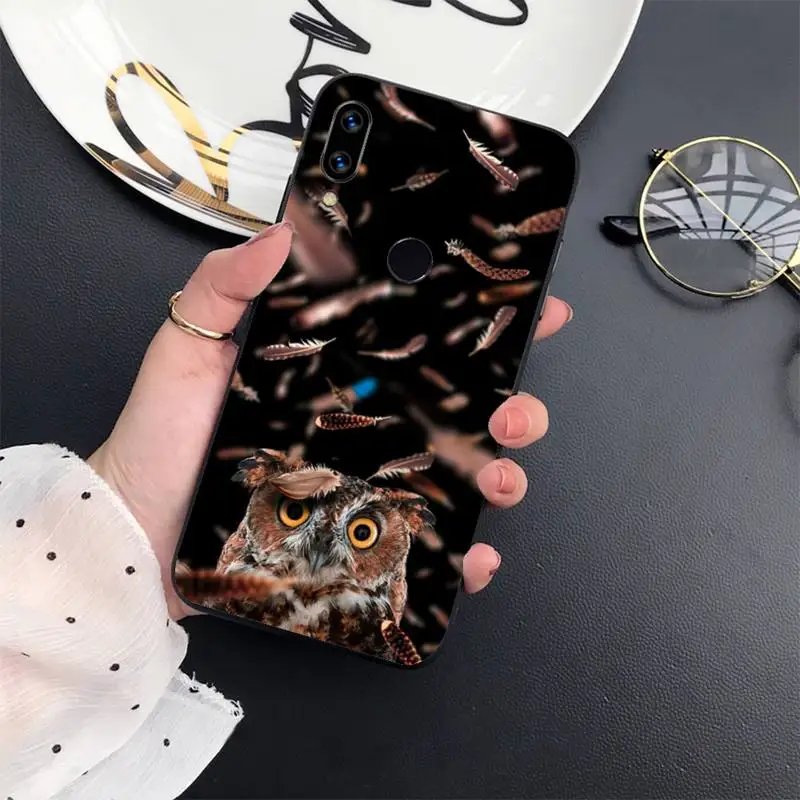 

animal cute cartoon owl Bird Phone Cases For Xiaomi Redmi Note 4 4x 5 6 7 8 pro S2 PLUS 6A PRO