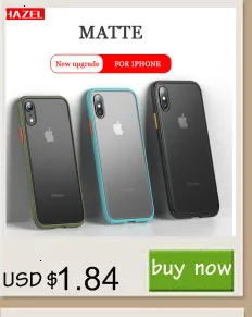 IFace PC анти-падение arc матовый противоударный чехол для iphone 6 S 7 8 Plus X XR XS 11pro Max proof Матовый Жесткий чехол для телефона s