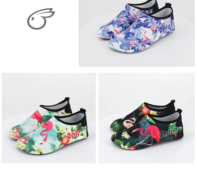 Sapatos de Água Crianças Descalço Rápido-seco Aqua Yoga Meias Meninos Meninas Flamingo Mergulho Natação Sapatos Praia Chinelos 2 Crianças sapatos de água descalço rápido-seco aqua