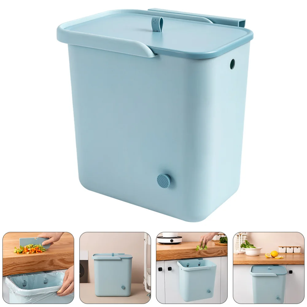 1 шт. бытовой мусорный бак настенный мусорное ведро защита от ударов при падении с