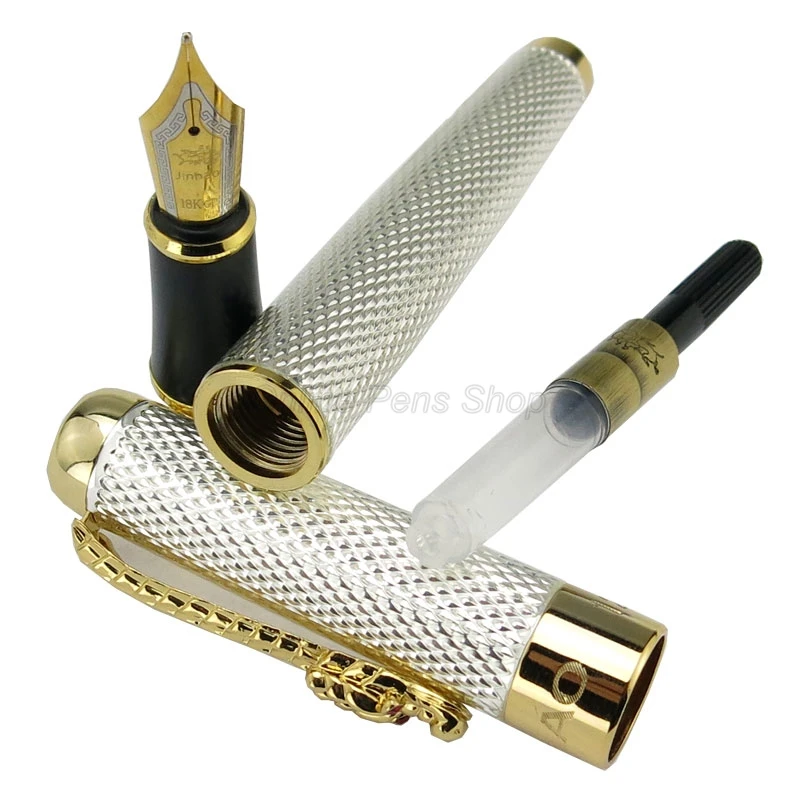Роскошная авторучка Jinhao 1200 шариковая ручка-ролик изысканная рябь с