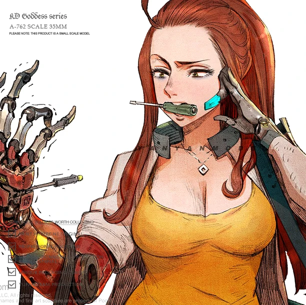 

38mm Resin model kits figure beauty colorless and self-assembled A-762
