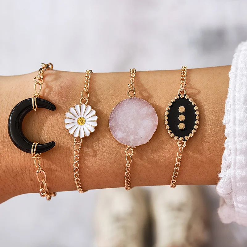 В европейском и американском стиле браслет набор мини-платье с бисером цветочным