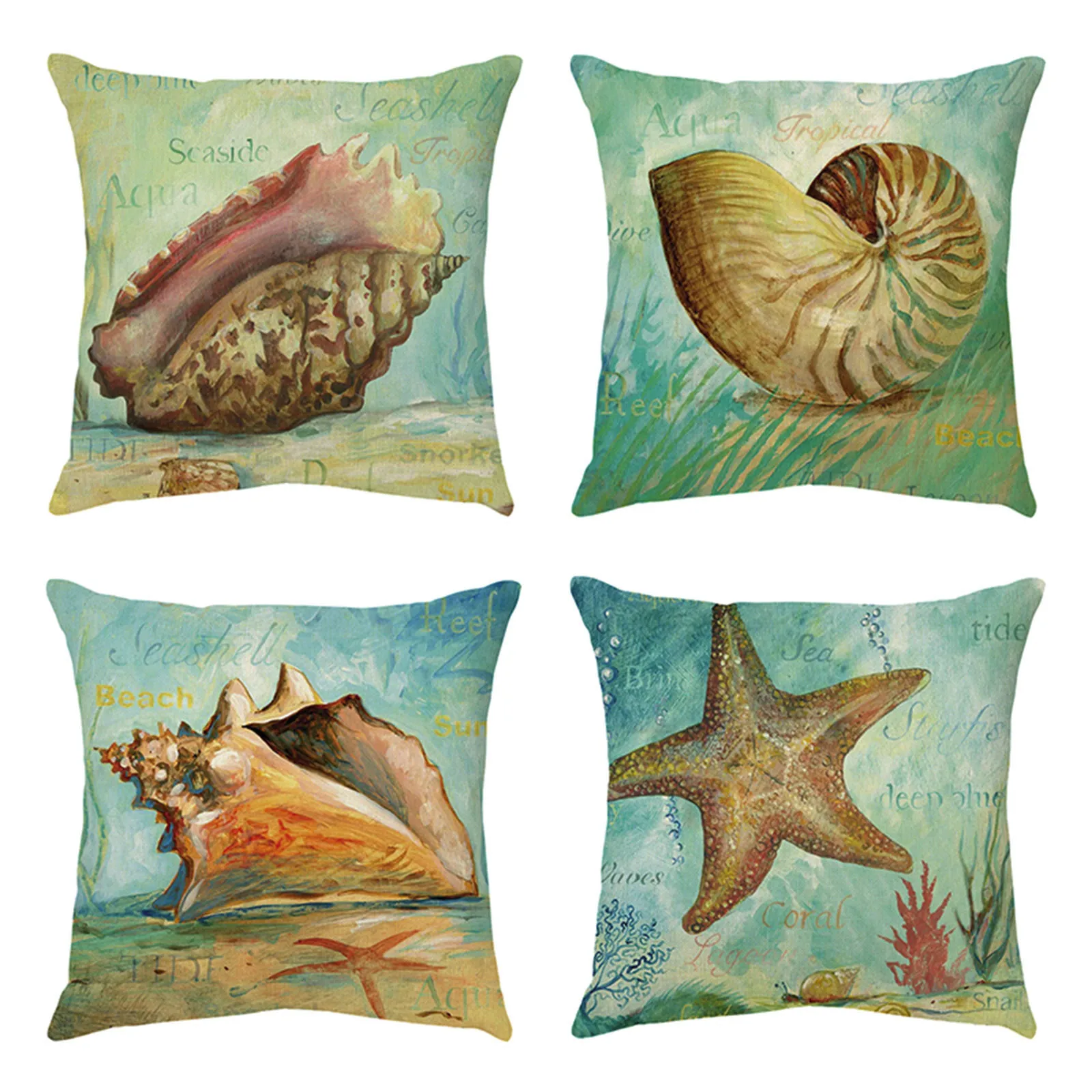 

Pillowcase Cartoon Style Linen Digital Printing Pillowcase