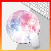 round mouse pad personality fantasy planet cartoon cute fresh thick round keyboard desk pad office mouse pad