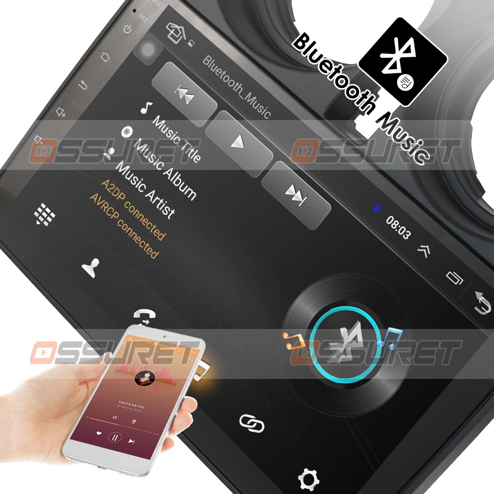 2 Din Android 9,0 Автомагнитола центральный мультимидиальный плеер навигация gps для Nissan Qashqai 1 J10 2006-2013 1G+ 16G Автомагнитола