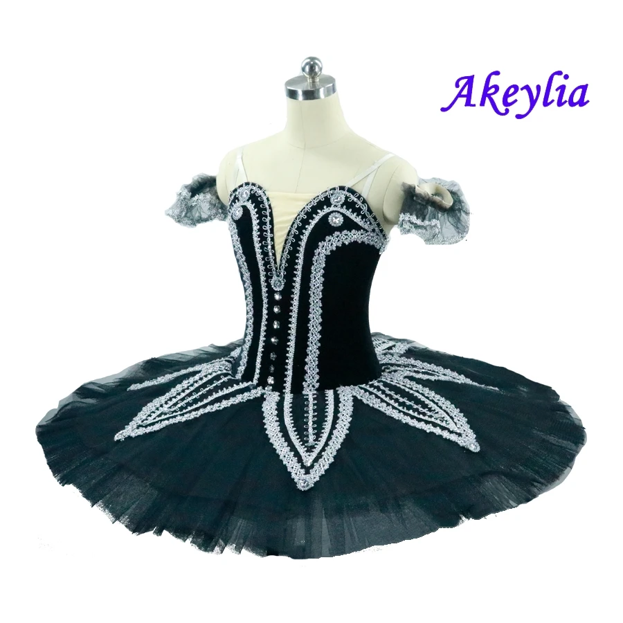 Бесплатная доставка для девочек черный белый выступлений классический костюм