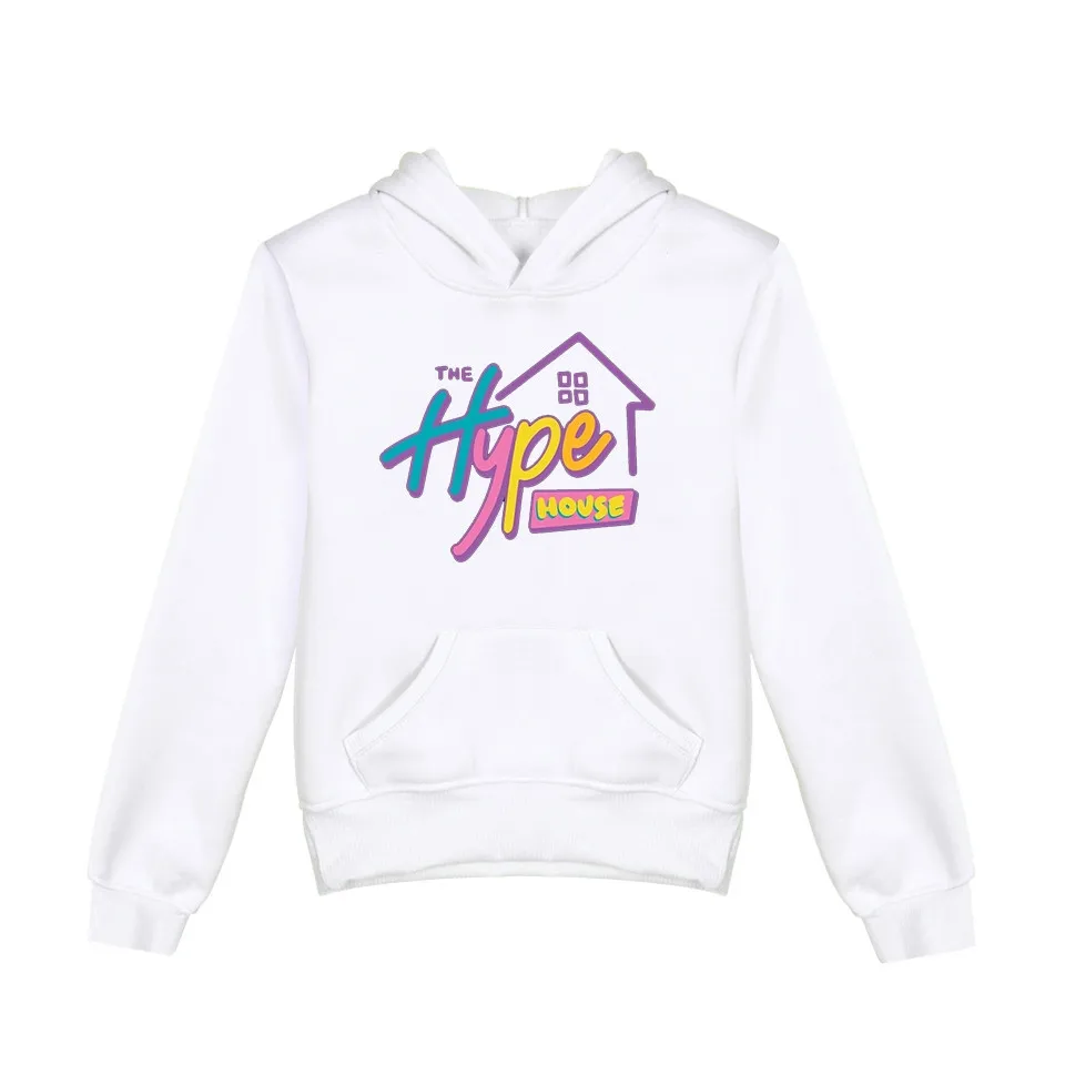Детская толстовка с капюшоном The Hype House 2d худи принтом для мальчиков и девочек 3-14