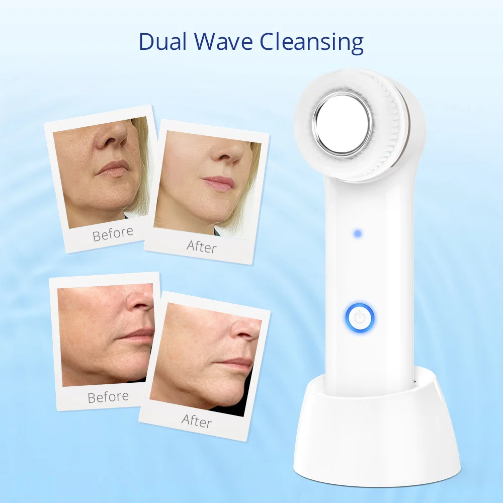 

Ultrasonic High-Frequency Vibration Facial Cleanser Acne Removal Beauty Machine