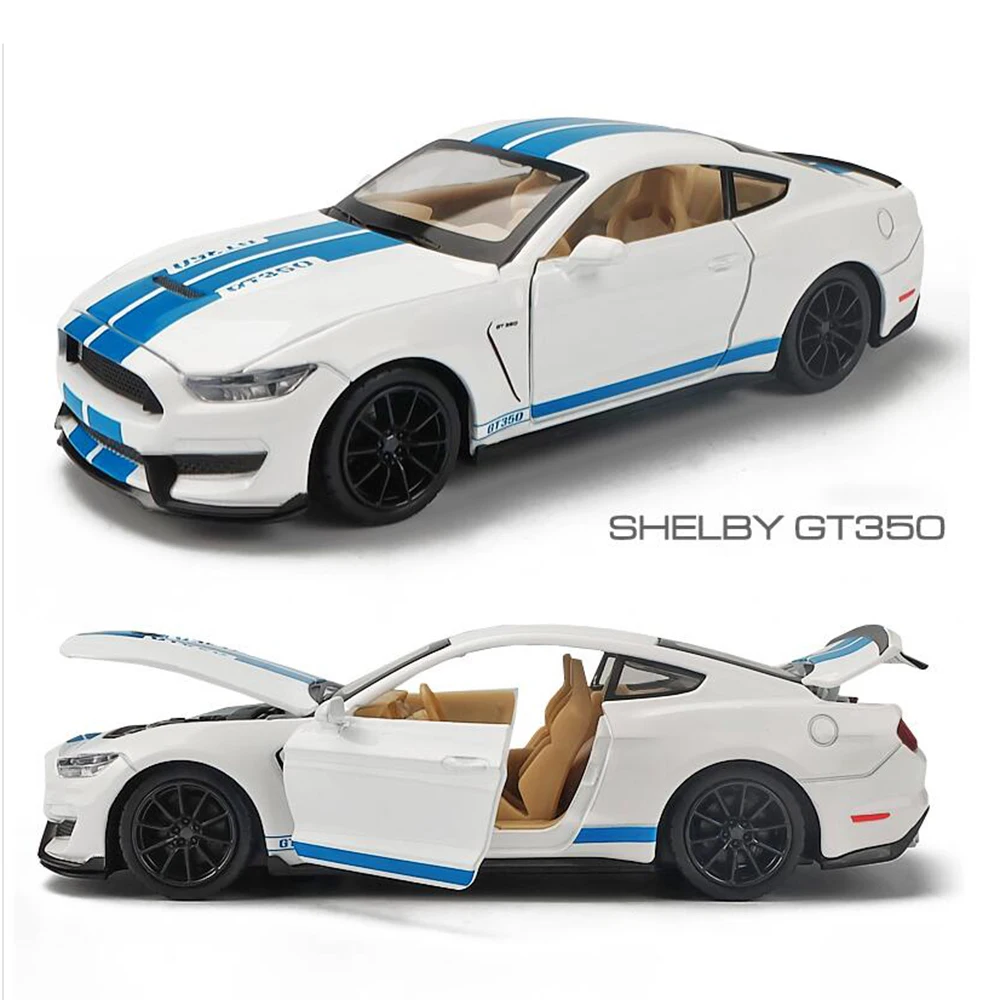Модель автомобиля Ford Mustang Shelby GT350 GT500 1:32 модель из сплава функция оттяжки детская