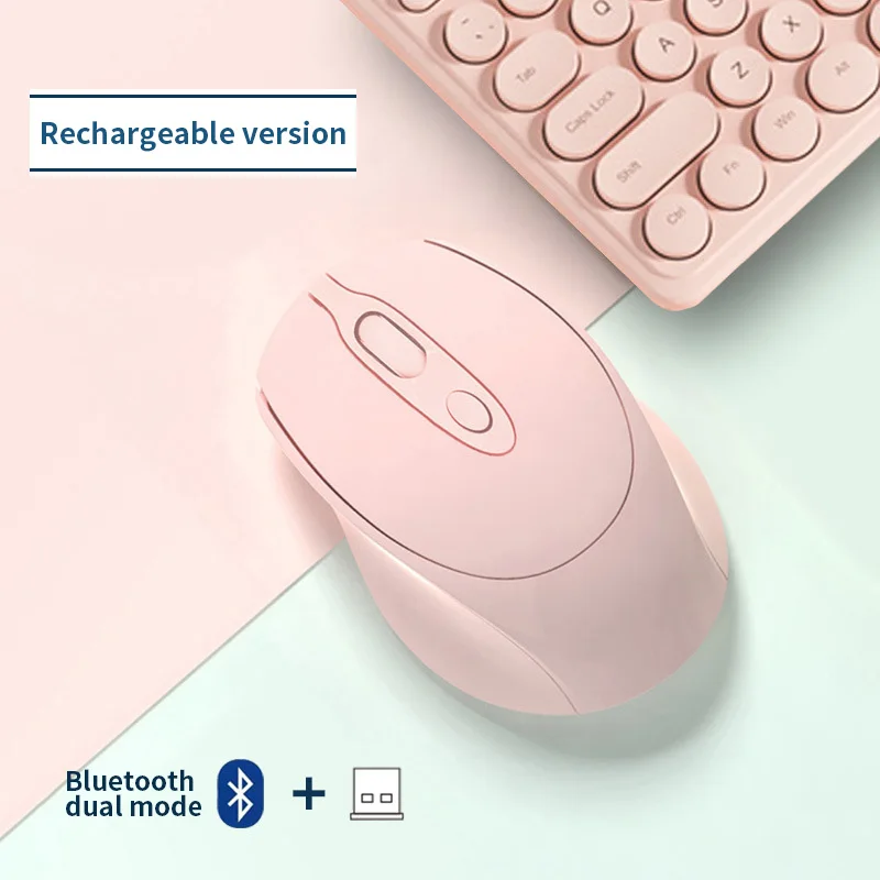 

Wireless Mouse USB Rechargeable Bluetooth Mouse For iPad Pro 11 12.9 2018 2020 7th 8th generation Air 3 4 Xiaomi Samsung Tablet