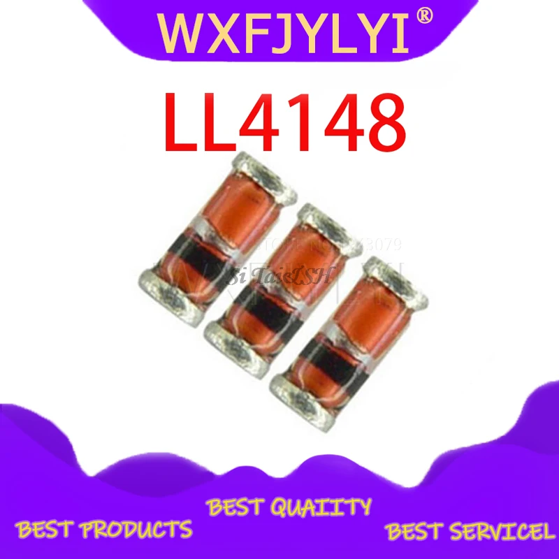 100 шт LL4148 LL 34 1N4148 IN4148 высокоскоростные ДИОДЫ ПЕРЕКЛЮЧЕНИЯ|Диоды| |