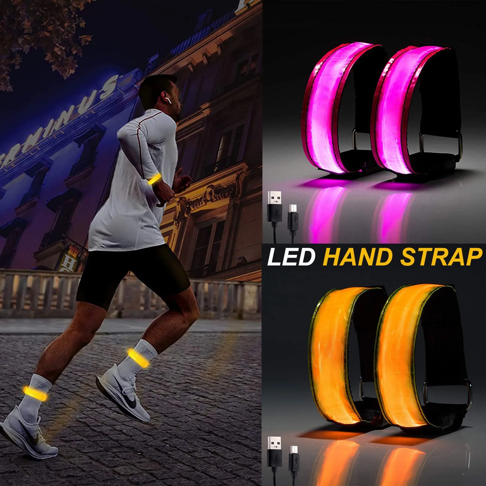 Комплект из 2 предметов бега велоспорта и верховой езды светильник спортивные