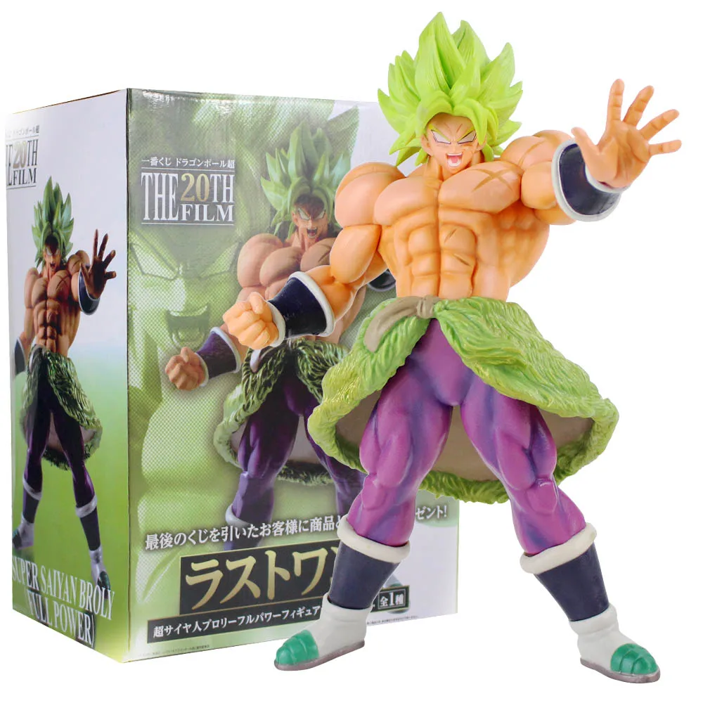 Dragon Ball Z Super Senshi Broly Super Saiyan ПВХ Коллекционная Фигурка Драконий жемчуг фигурка модель игрушки - Цвет: E with box