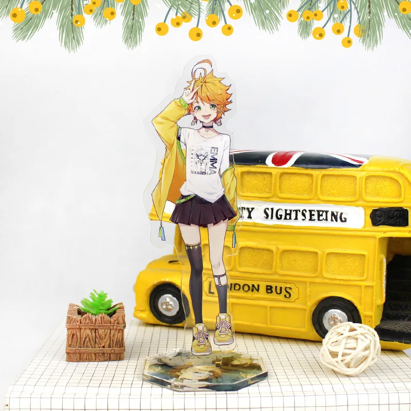 Аниме обещанная Neverland большая подставка тарелка мультяшная фигура акриловый