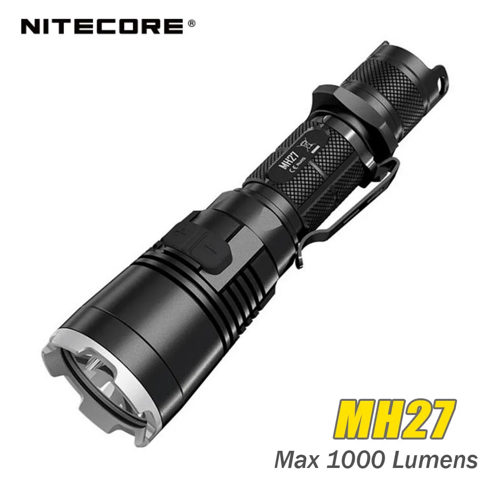 Перезаряжаемый светодиодный фонарик Nitecore MH27 Cree XP-L HI V3 1000 люмен 