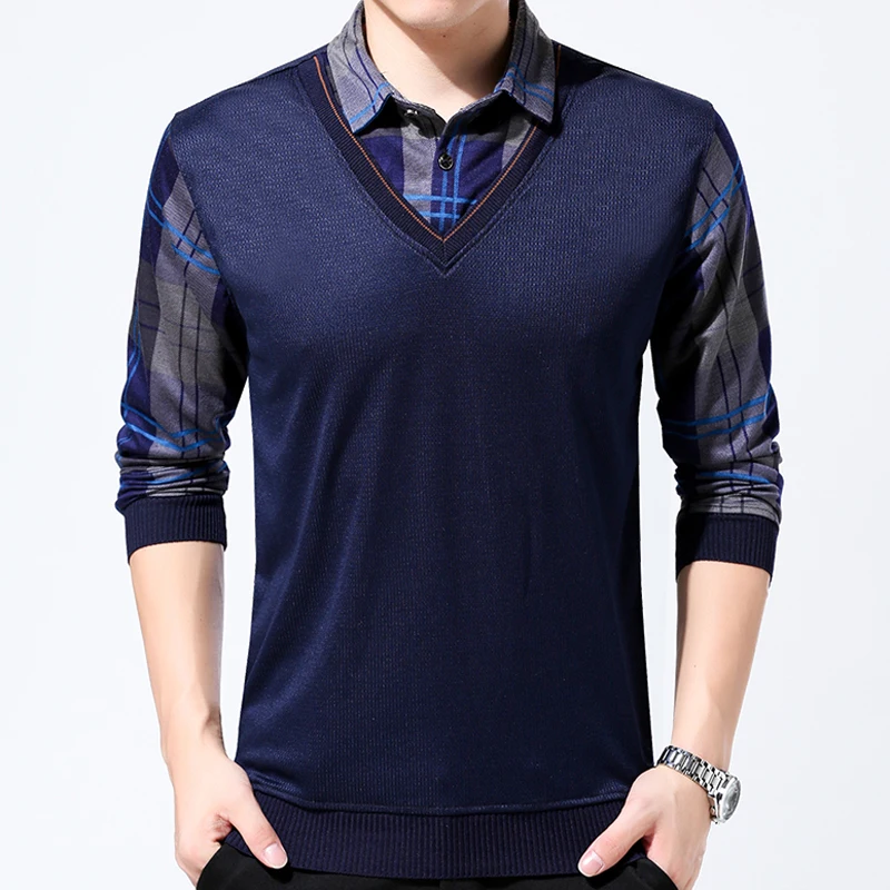 2021 брендовая модная облегающая одежда для фитнеса зимняя плотная рубашка поло с