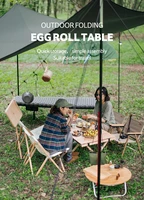 Naturehike Star Jane Outdoor Folding egg roll table Household Self-driving Travel Solid Wood Barbecue Picnic Table