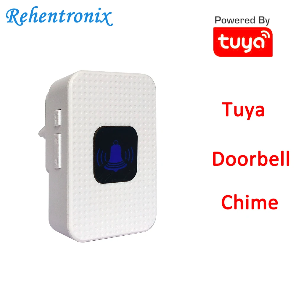 Дверной звонок белого цвета с системой TD6 TD8 подходит для Австралии США