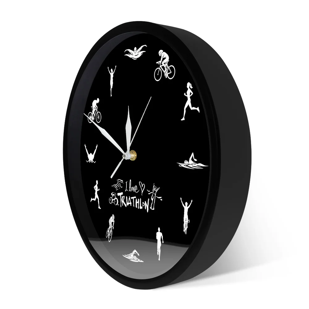 Триатлона современные настенные часы для плавания велосипед занятий спортом