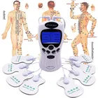 Электрод массажер Tens, Электрический мышечный Стимулятор, акупунктурный терапевтический массажер для тела с проводящими волоконными массажными носками