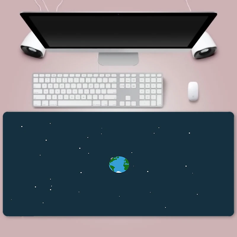 

Minimalist Space Professional game mouse pad 900x400mm HD pattern large computer mouse pad cartoon XXL keyboard to mouse button