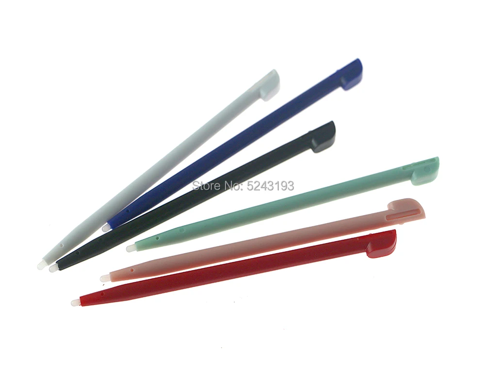 5 шт./лот пластиковый стилус для сенсорного экрана 2DS консоли стилуса (2 типа в