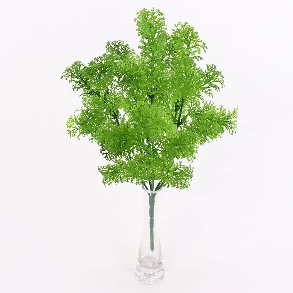 

Artificial Plastic Moss Grass Plant Tree Green Cypress Tree Leaf Pine Home Office Party Furniture Decoration Artificial Plants