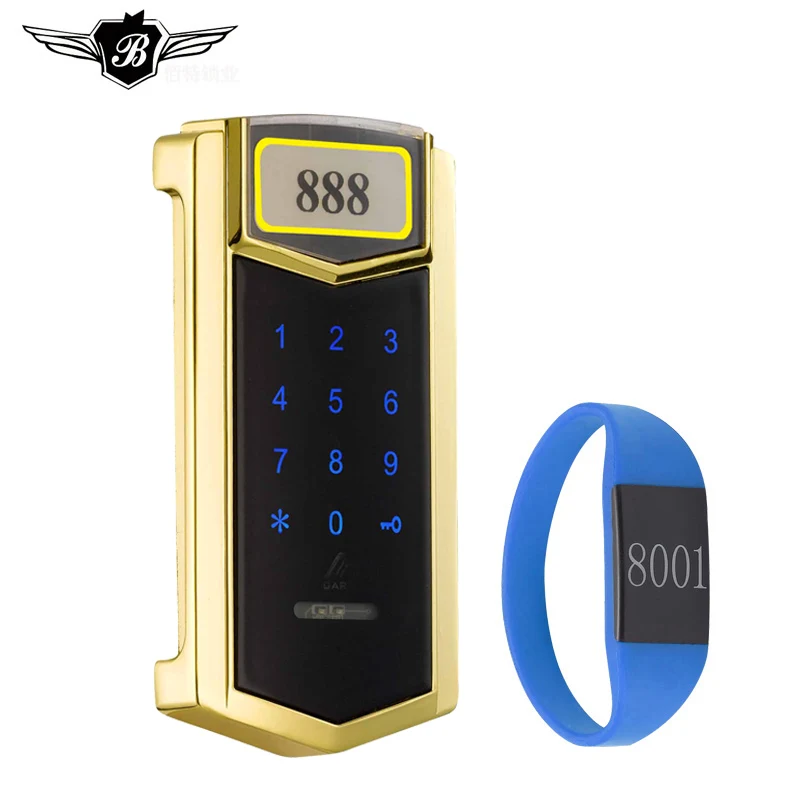 Миниатюрный кодовый замок из цинкового сплава автоматический цифровой без ключа