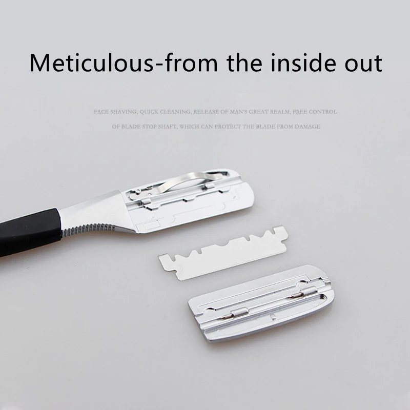 Ручная прямая бритва в стиле ретро высококачественное лезвие из цинкового