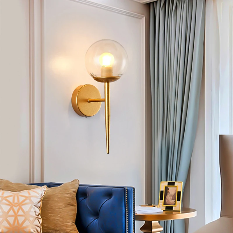 Декоративная светодиодная настенная лампа железный ночник для чтения