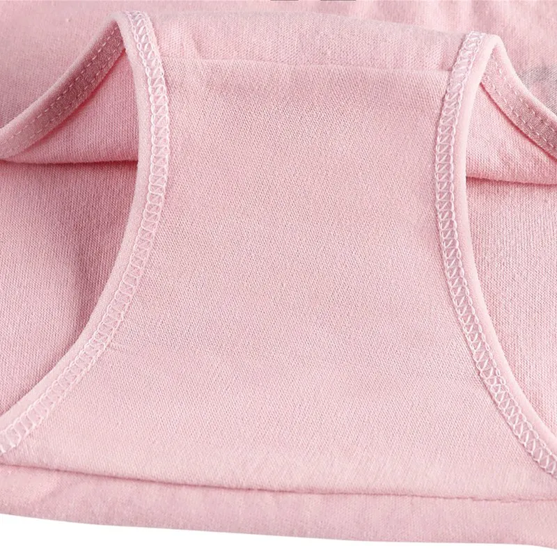 Женские студенческие хлопковые трусы ярких цветов японские с буквенным принтом