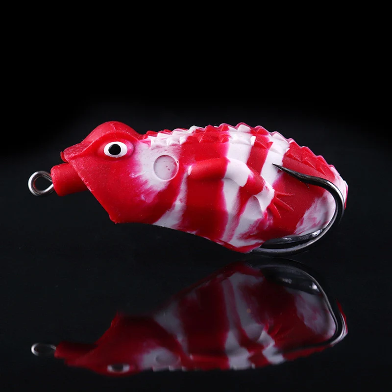 

Рыболовные приманки в виде лягушек, двойные крючки, искусственные мягкие приманки для рыболовных снастей для пресной и соленой воды, 99