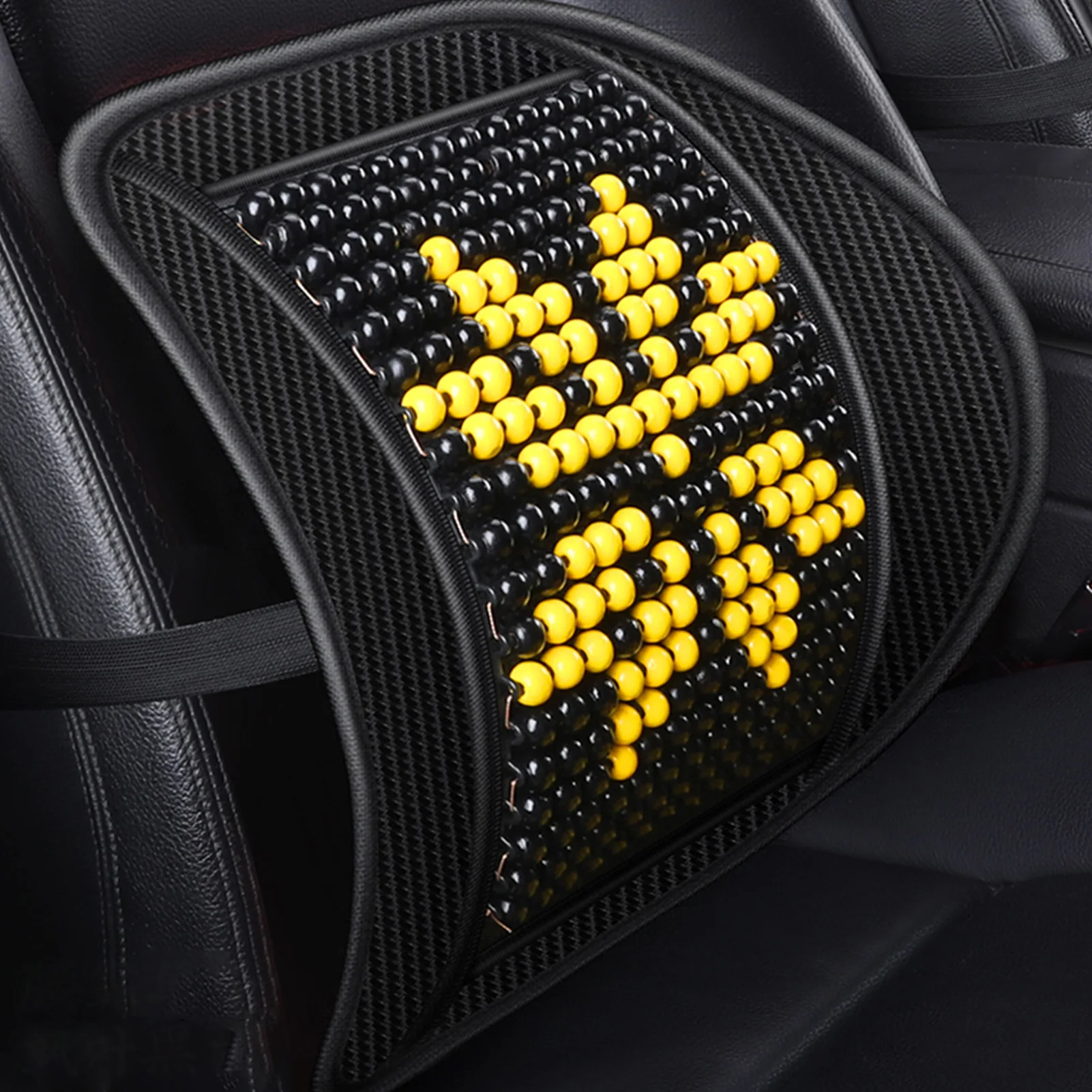 Автомобильная подушка для поясницы дышащий массажный аксессуар спины на лето |