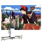 Современный сенсорный экран, промышленный ПК с управлением прямо на стену, УФ 3D вертикальный настенный принтер с высоким разрешением