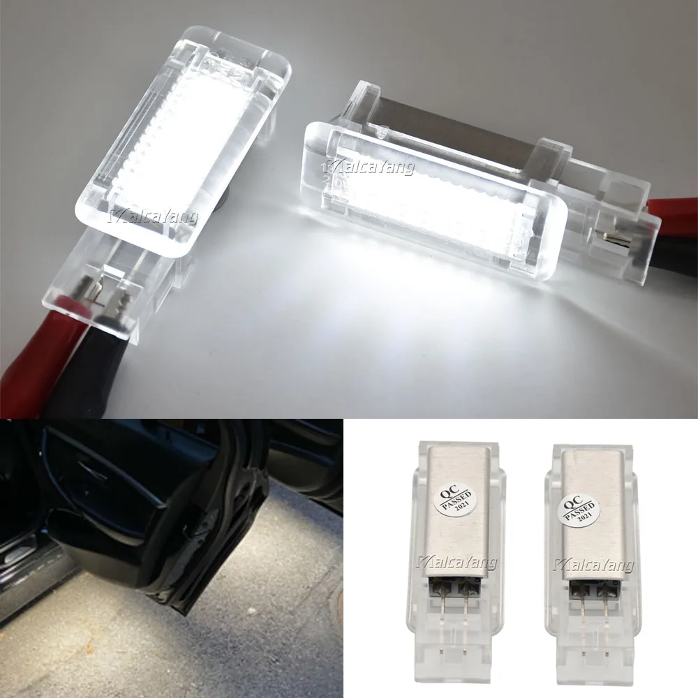 

LED Door Courtesy Lights Warning Lamps Welcome Light For Mercedes Benz R171 R199 W209 2D W203 Maybach W240 Viano W639 W176 W246