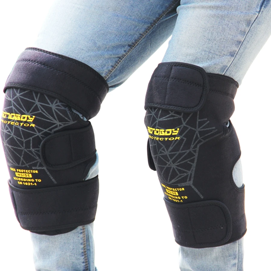 Бесплатная доставка 1 пара универсальных мотоциклетных наколенников защита для