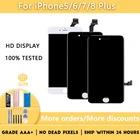 ЖК-дисплей класса AAA + для iPhone 5 5C 5S 5SE 6 6S 7 8 Plus, ЖК-дисплей, сенсорный экран, цифровая сборка, замена, 100% Протестировано + Бесплатные инструменты