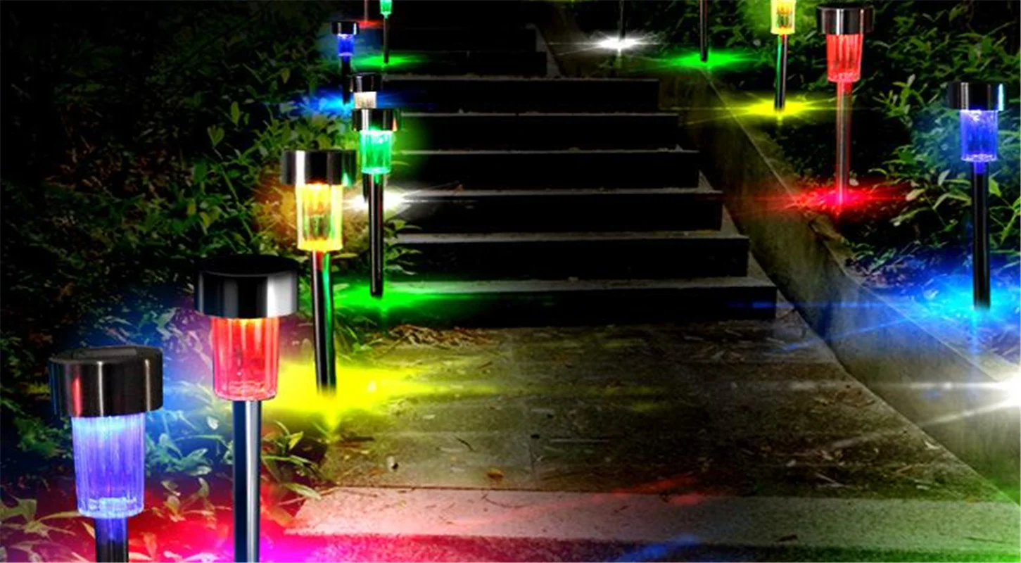 

Светодиодный садовый светильник на солнечной батарее уличная газонная Светодиодная лампа на солнечной лампы уличного освещения Luminaria для ...