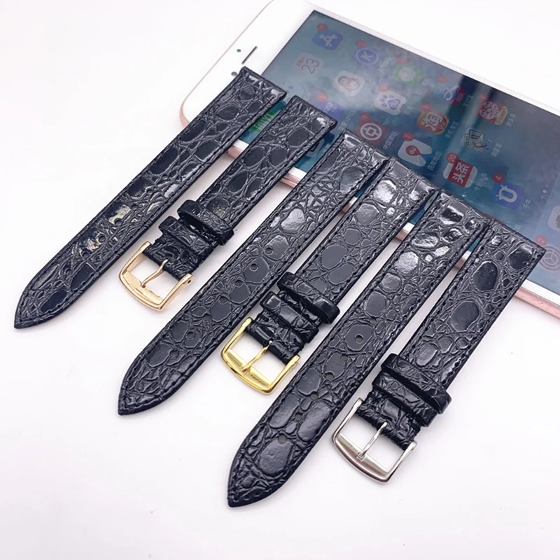 13mm 18mm 20mm Replacement Watchbands for Longines Genuine Leather Strap 18mm Watch Bands for Man Women Bracelet Clasp