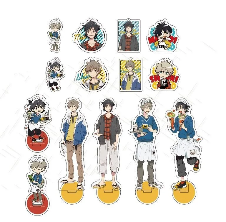 

Аниме Umibe no Etranger Chibana Mio Hashimoto Shun, акриловый брелок, подставка, модель, фигурка, табличка, декор для стола, подарок