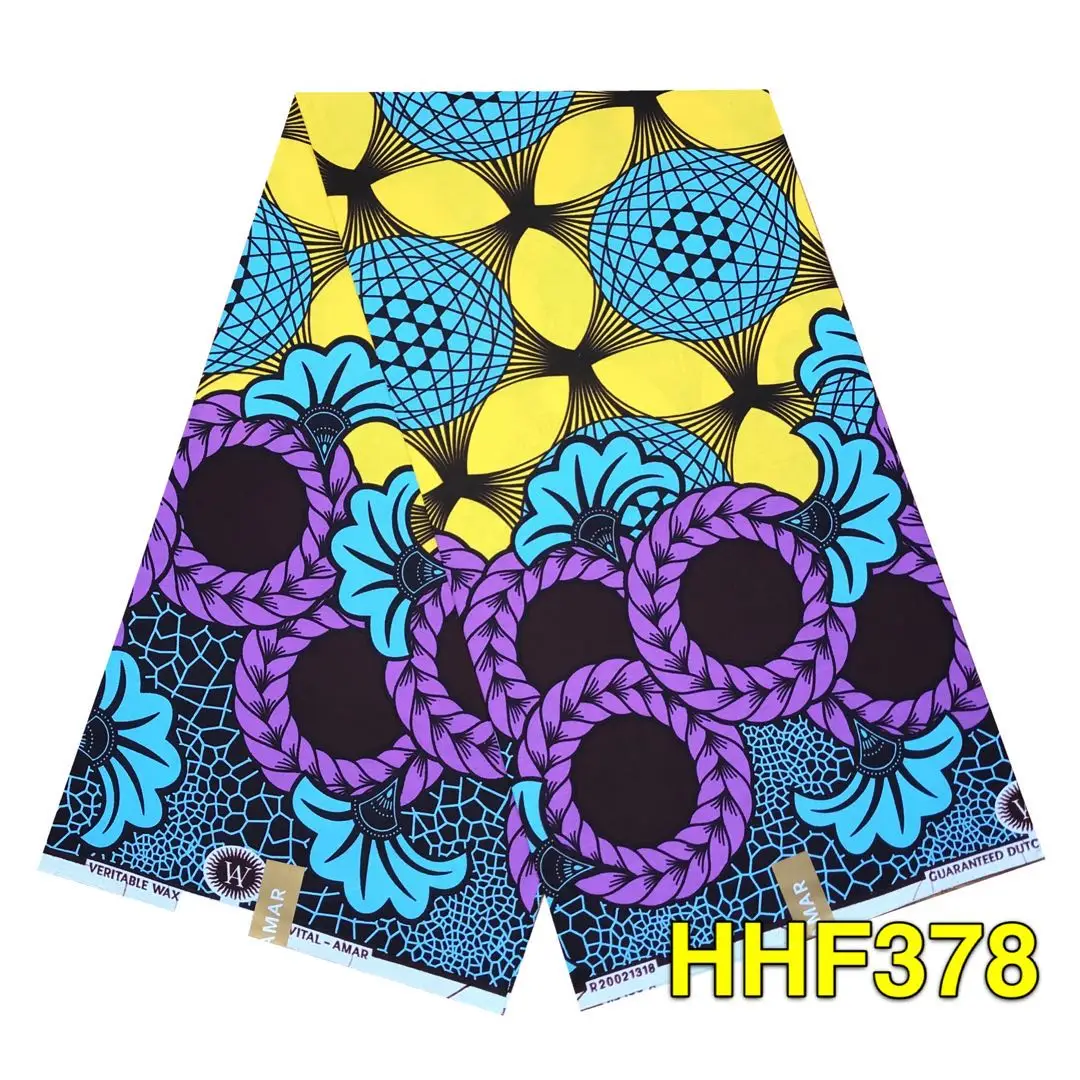 

Wax African Ankara Fabric 2020 Latest African Fabric Print 100% Cotton Pagne Africain hot Wax