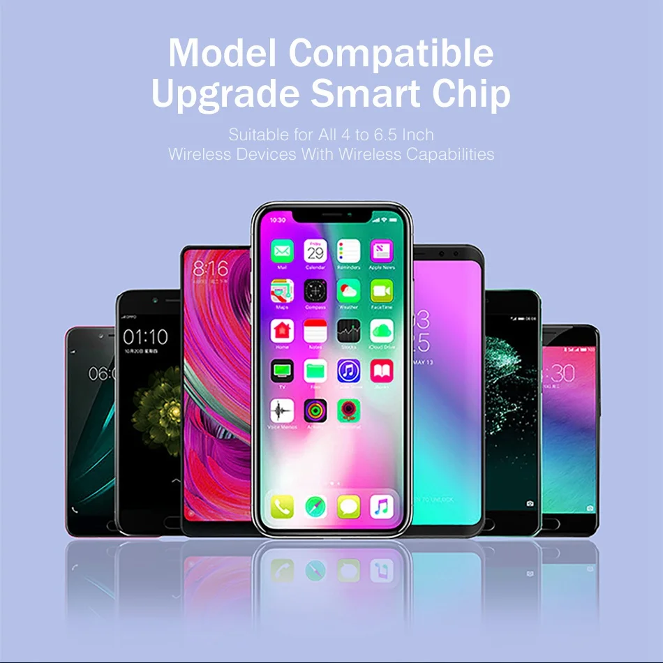 YKZ Qi автомобильное беспроводное зарядное устройство для iPhone Xs Max Xr X samsung S9 10 Вт быстрая Беспроводная зарядка Автомобильный держатель для телефона автомобильное зарядное устройство для Xiaomi